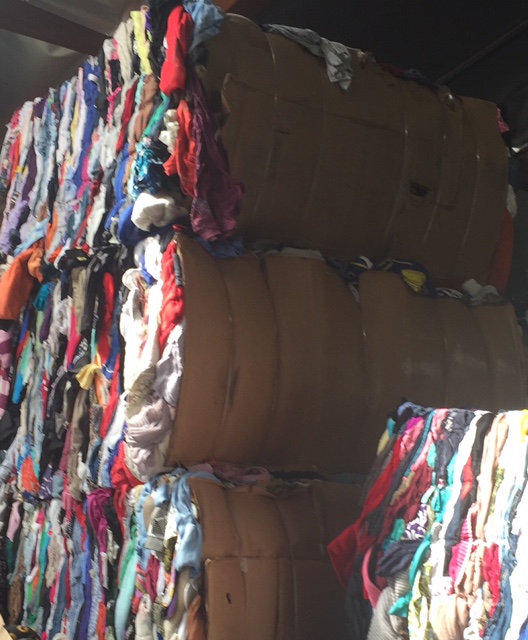 Used clothing and shoe bales